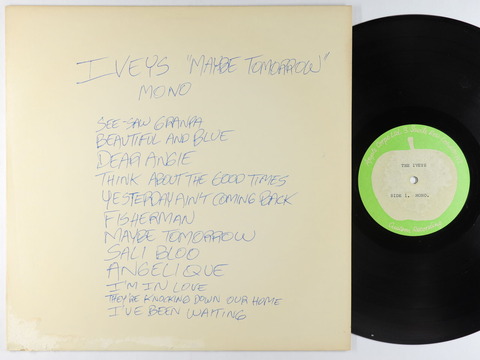 Iveys - Maybe Tomorrow Acetate LP - Apple UK Mono a