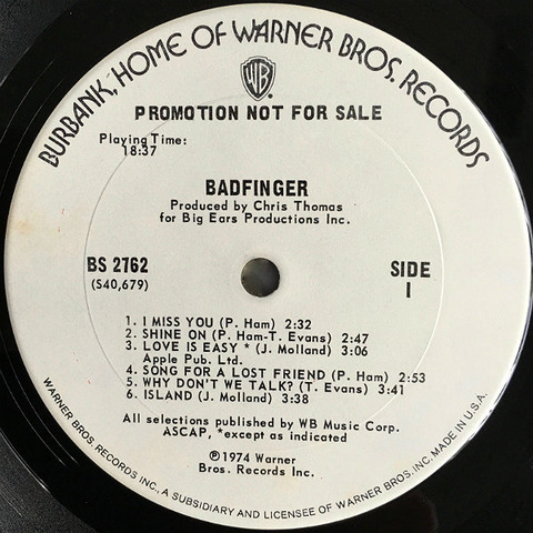 Badfinger US promo r1