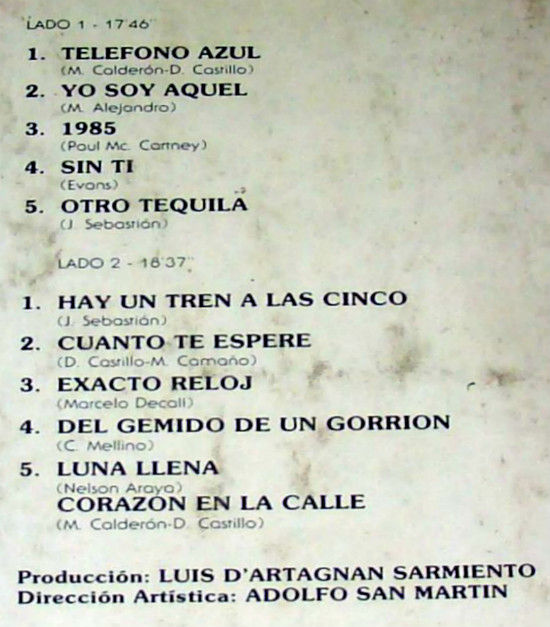 スペイン語 Medley Pelusa Sin Ti 1985 Live1994 Live12 Badfinger Covers
