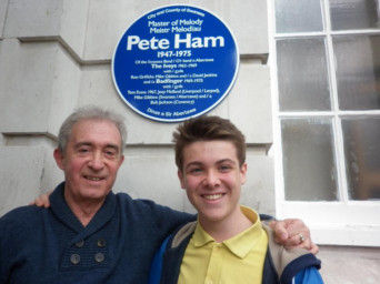 Ron Griffiths with his grandson Ryan (2013)