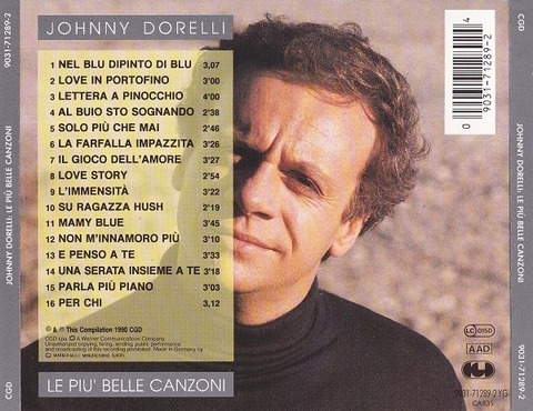 Johnny Dorelli - Le più belle canzoni back