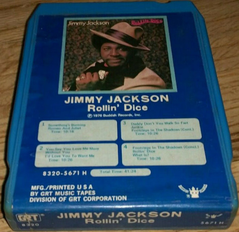 Jimmy Jackson - Rollin' Dice 8-track