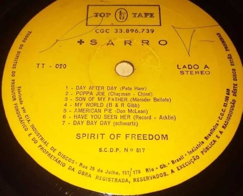 Spirit of Freedom - Mais Sarro c