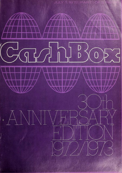 Cash Box 30th Anniversary Edition 1972-07-01