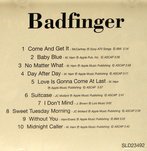 bjm CD 1996 Prime Cuts Best of Badfinger 1994 featuring Joey i