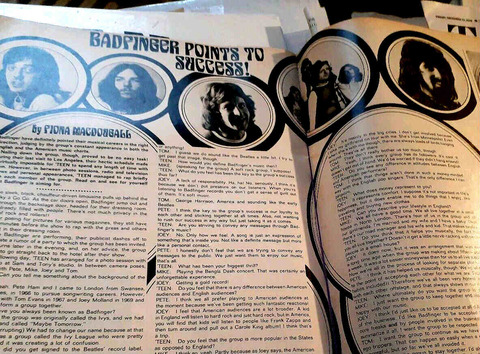 Teen Magazine (August 1972) badfinger