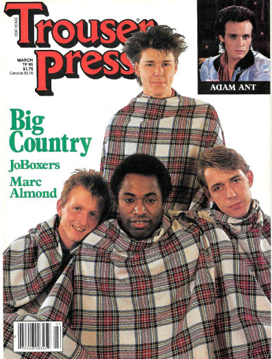Trouser Press #95 March 1984 cover