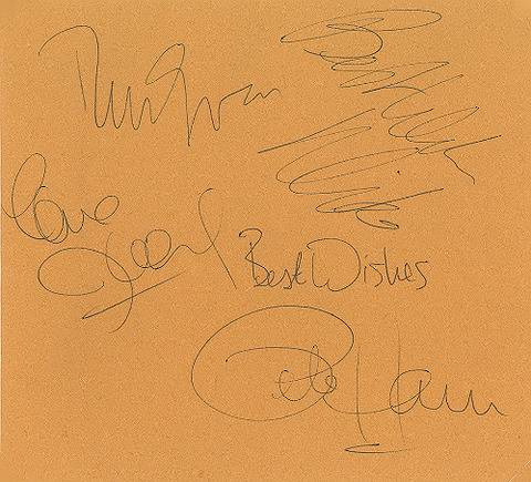 Badfinger Autograph