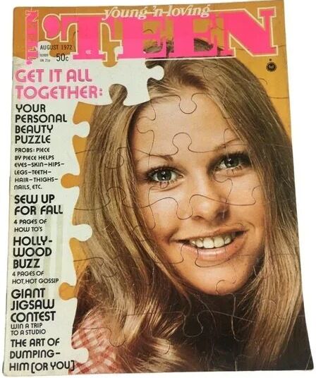 Teen Magazine August 1972 cover