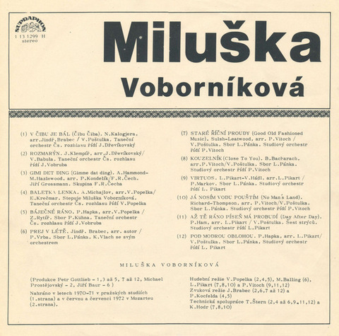 Miluška Voborníková b
