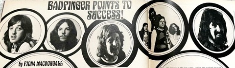 Teen Magazine August 1972 Badfinger Points to Success