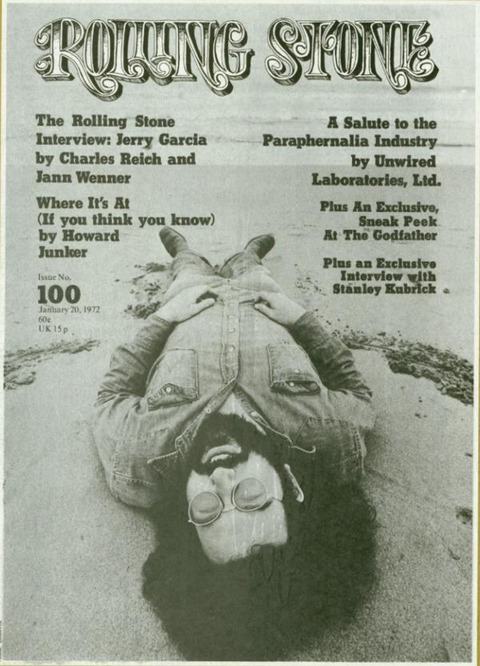 Rolling Stone #100 (January 20, 1972) cover