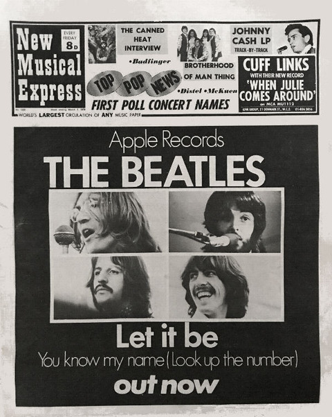 New Musical Express March 7, 1970 #1208 cover