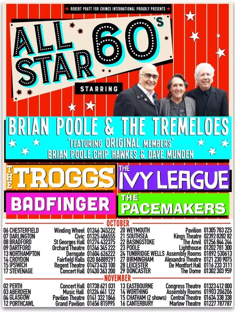 All Stars 60's Tour (Oct-Nov 2015)