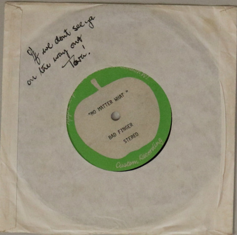 Lot 177 Badfinger No Matter What Acetate Omega Auction Feb 2018