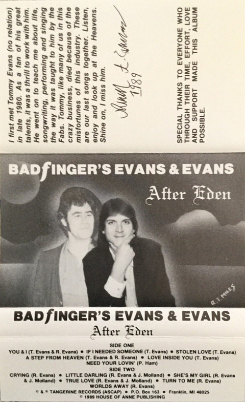 Badfinger's Evans & Evans - After Eden c