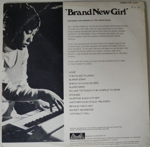 Yuri Nishimura - Brand New Girl b