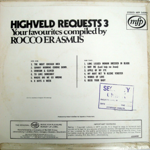 Highveld Requests 3 MFP 54592 back