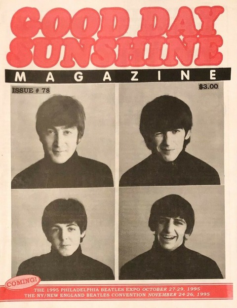 Good Day Sunshine #78 Beatles Fanzine 1995 a