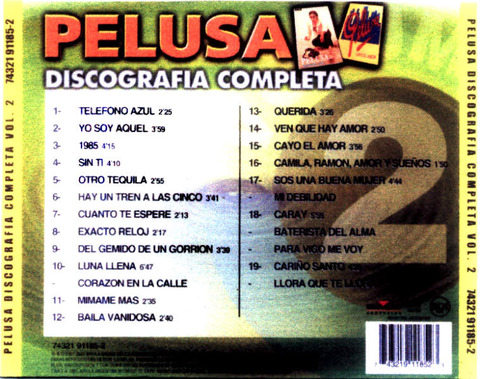 Pelusa - Discografia Completa Vol 2 back