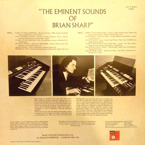 Brian Sharp - The Eminent Sounds of b
