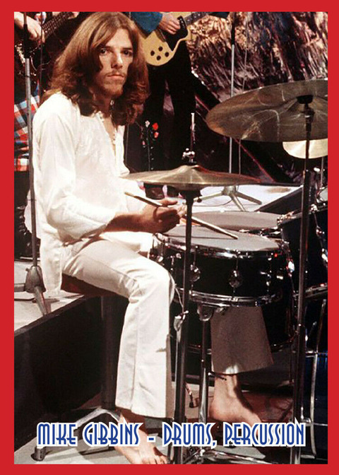 J2 Classic Rock Cards - 712 Badfinger Mike Gibbins