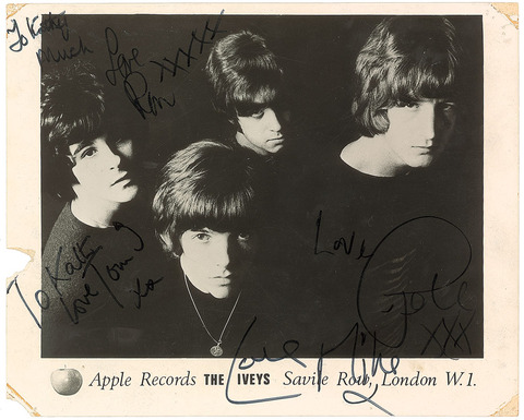 #7228 - Badfinger The Iveys Signed Photograph