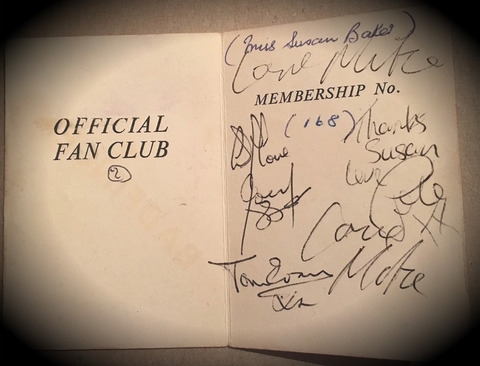 Badfinger Fan Club Membership Card 168