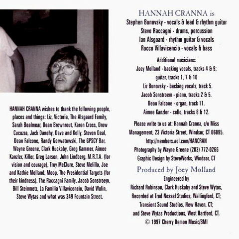 Hannah Cranna 1997 Joey