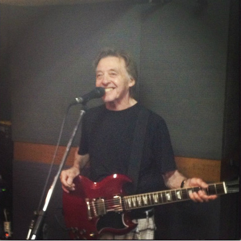 Badfinger Sep 21, 2013 Joey Molland rehearsing at the studio