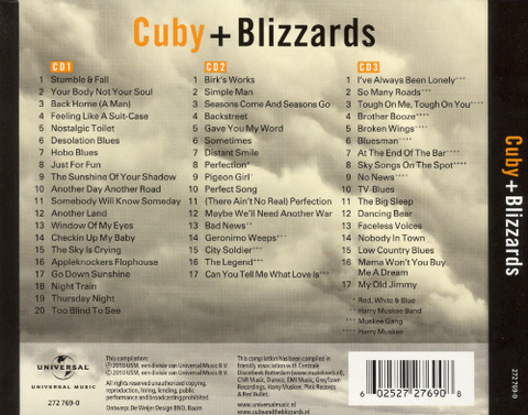 Cuby + Blizzards - Collected back