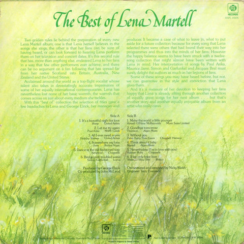 Lena Martell - NSPL 18506 back