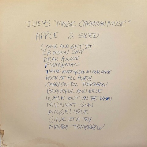 Magic Christian Apple Records Acetate Iveys c