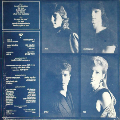 Cry - First Tear 1985 back