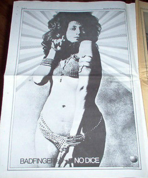 Rolling Stone #74 (January 21, 1971) No Dice ad
