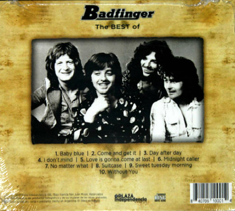 bjm CD 2013 Plaza Independencia Best of Badfinger back