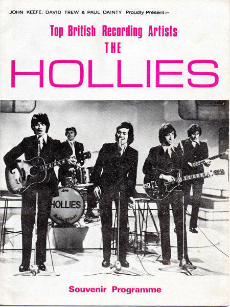 Hollies Australia tour January and February 1971