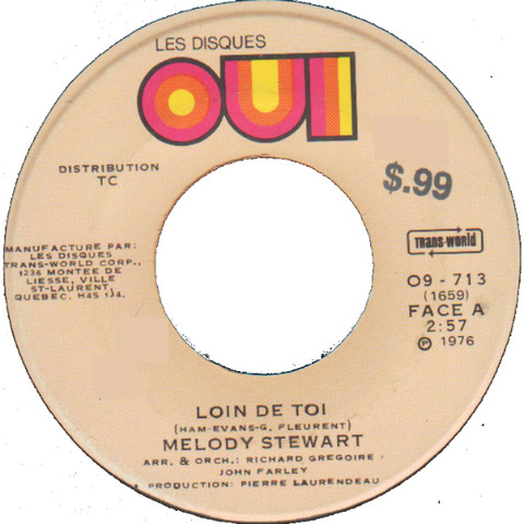 Mélody Stewart - Loin de toi 1976 a