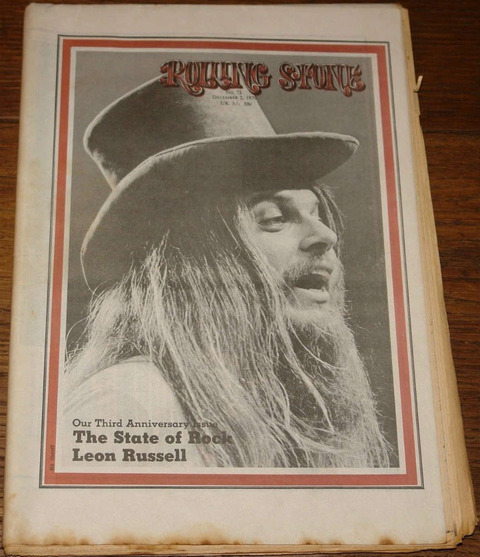 Rolling Stone #72 December 2, 1970 cover