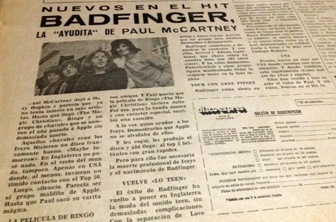 Disco Expres #66 (April 12, 1970) Badfinger