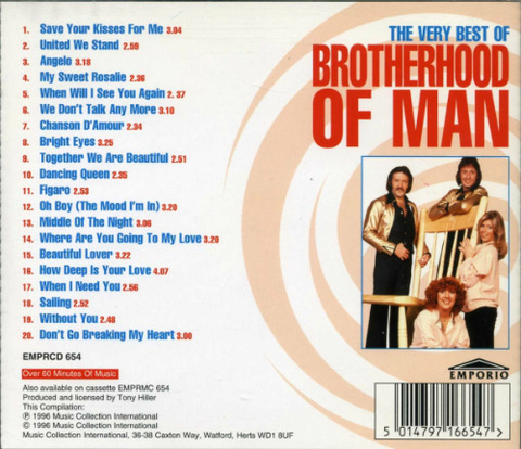 Brotherhood of Man - The Very Best of back
