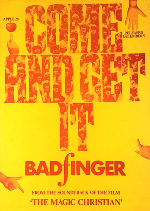 Badfinger Come and Get It UK Promotional Poster