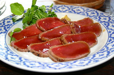 豊後牛の温泉蒸し