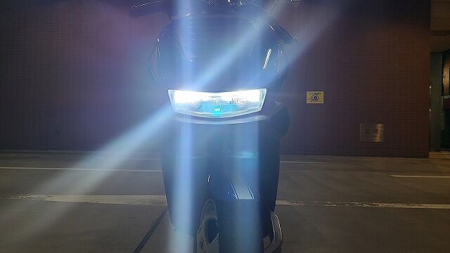 ヘッドライトをledに変更 バイクで遊びつくそう