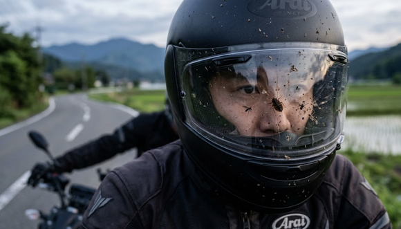 バイク乗りに聞きたいんだが足とか体に虫とかぶつかって汚くならないの？