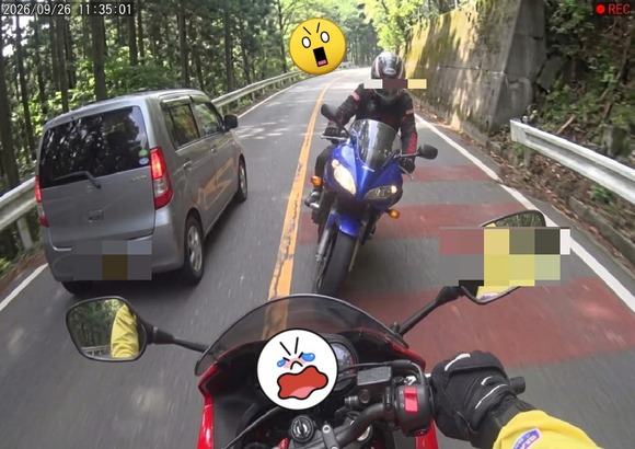 バイクとバイクの正面衝突事故、これどっちがどのくらい悪いの？