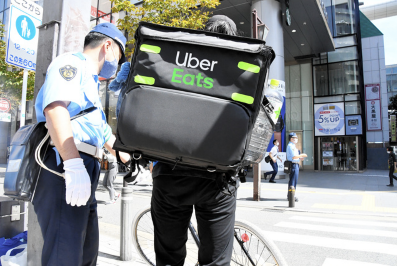 UberEATS（採用にハードルはありません、金稼げます、社会の役に立ち 