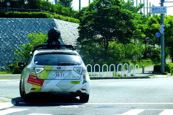 ぼくのバイクがGoogleストリートビューに載る