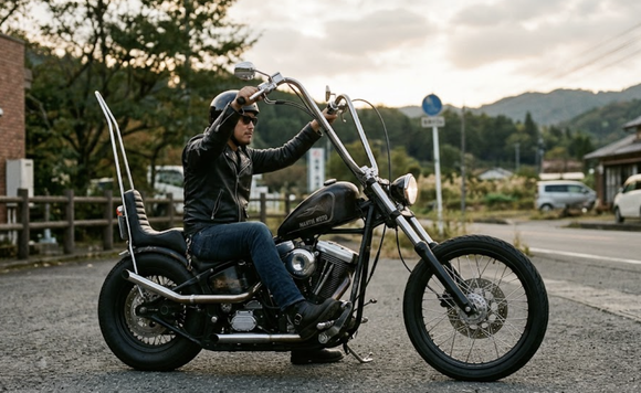 カマキリみたいなハンドルの位置のバイクあるやん？
