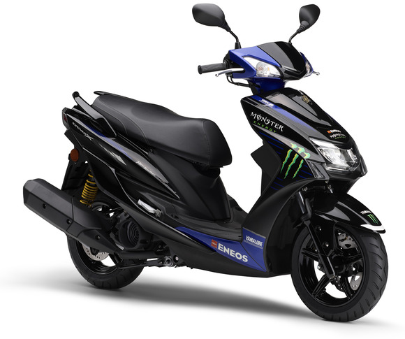 ヤマハ、MotoGPマシン「YZR-M1」のイメージを再現した原付二種スクーター「CYGNUS-X Monster Energy Yamaha MotoGP Edition」を発売
